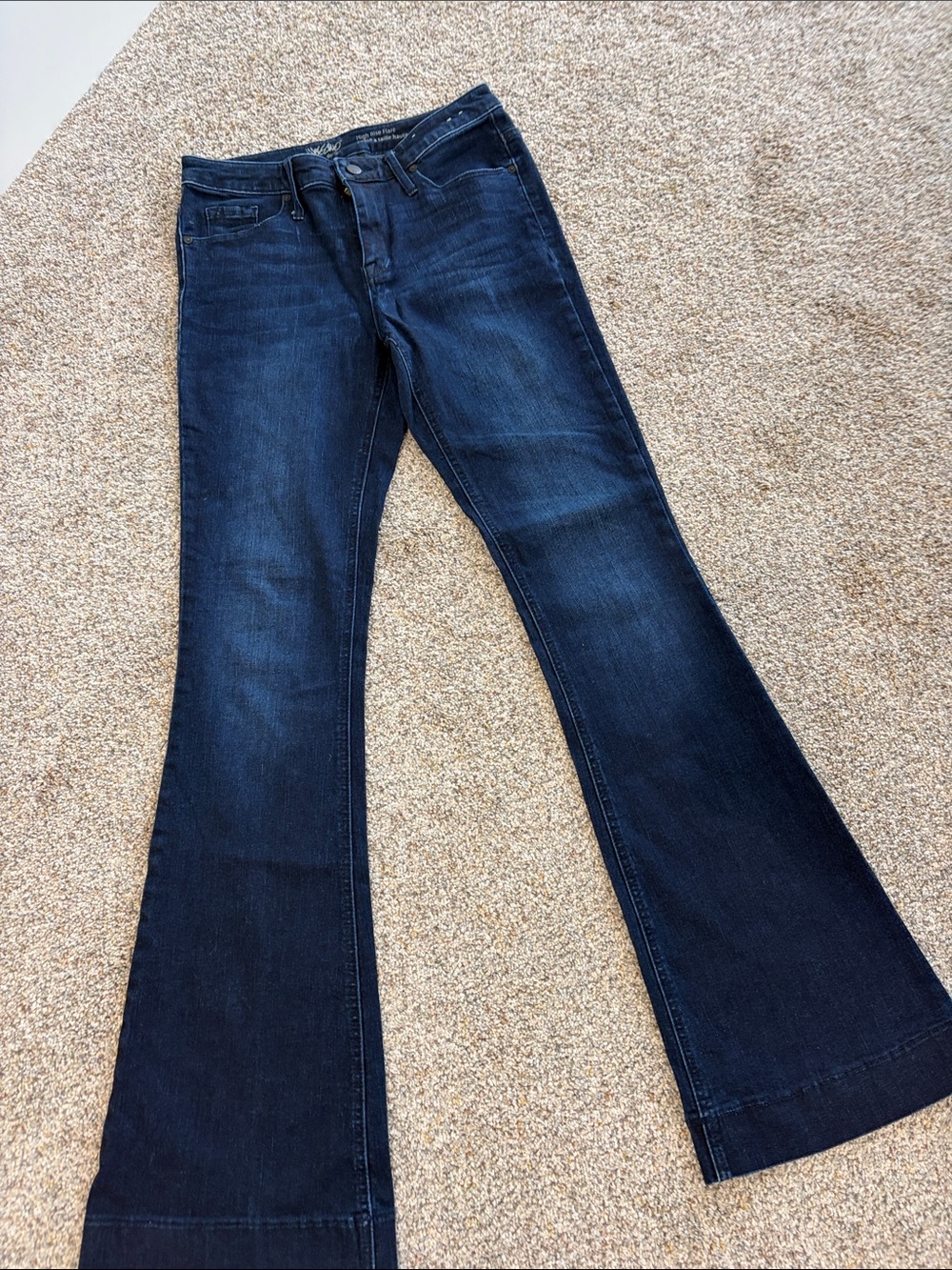 Mossimo High Rise  Blue Flare Women's Jeans 27/4